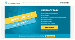 Desktop Screenshot of loadednet.com.au